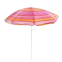 Зонт пляжный "Модерн" с серебряным покрытием, d=180 cм, h=195 см, МИКС: 