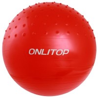 Мяч гимнастический массажный 65 см, 1000 гр, цвета микс: 