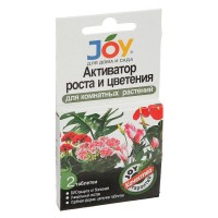 Активатор роста и цветения Для комн.цветов JOY, шипучие таблетки, 2 шт.: 