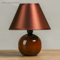 Лампа настольная Е14 25W "Шар коричневый" 17х17х24 см: 