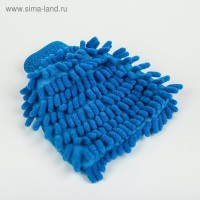 Варежка для уборки пыли и полировки, односторонняя, 17х13.5 см "Torso", цвет МИКС: 