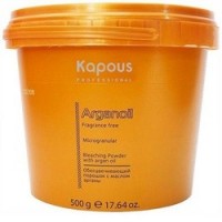 KAPOUS Обесцвечивающий порошок с маслом арганы для волос серии "Arganoil" 500 мл: 