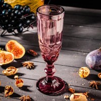 Бокал для шампанского Magistro «Ла-Манш», 160 мл, цвет розовый: 