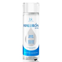 Hialuron Active Тонер для лица интенсивное увлажнение сияние кожи 200мл/12: Тонер завершает процесс очищения кожи и используется перед нанесением увлажняющего крема. Благодаря активным компонентам он обеспечивает моментальное глубокое увлажнение, восстанавливает естественный pH кожи.

Низкомолекулярная гиалуроновая кислота с увеличенной проникающей способностью, которая доставляет влагу в глубинные слои кожи, делая ее гладкой, увлажненной и сияющей.

Высокомолекулярная гиалуроновая кислота создает на поверхности кожи сеть молекул, которая благодаря мощным гигроскопическим свойствам позволяет удерживать влагу в верхних слоях кожи, придавая коже гладкость, сияние и возвращая ощущение абсолютного комфорта.