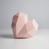 Подарочная коробка «Розовое сердце», 18 × 18 × 12.5 см 5195137: 
