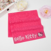 Полотенце детское Hello Kitty 35х70 см, цвет розовый 100% хлопок, 400 г/м²: 