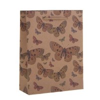 Пакет крафт "Полёт бабочек": 