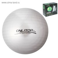 Мяч гимнастический d=65 см 850гр PVC, цвета МИКС: Выбор конкретных цветов и моделей не предоставляется