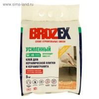 Клей для плитки Brozex КС-11 "Стандарт", 5 кг: 