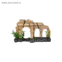 Декорация Fauna INT "Стена с арками", 25х6,5х15см, пластик: 