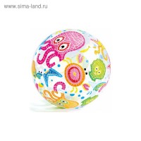 Мяч пляжный "Узоры" d=51 см, от 3 лет, МИКС 59040NP INTEX: 