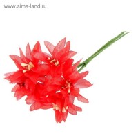 Декор для творчества "Лилия" (1 набор = 1 букет), в букете 6 цветков, МИКС: 