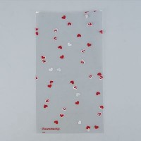 Пакет подарочный "Валентинка" 15 х 30 см, 2-х цветный рисунок 100штук: 