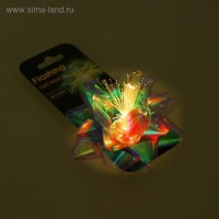 Бант-звезда светящийся, прозрачная радуга, 8,5 см: 