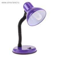 Настольная лампа с кнопкой Lilac, фиолетовая: 