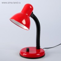 Настольная лампа 1x60W E27 красная (диммер) 14x14x32см: 