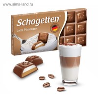 Шоколад Schogetten Latte macchiato, 100 г: 