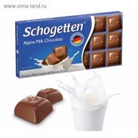 Шоколад Schogetten Alpine Milk Chocolote 100 г: 