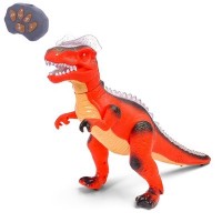 Динозавр радиоуправляемый "T-Rex", световые и звуковые эффекты, работает от батареек, МИКС: Выбор конкретных цветов и моделей не предоставляется
