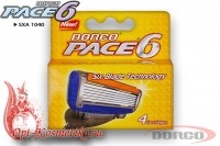 DORCO PACE6 4'S сменные кассеты с 6лез. (D-17): 