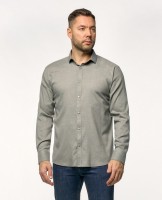 Рубашка HOB Z1002: Цвет: http://xn--80abzqel.xn--p1ai/catalog/rubashki/rubashka-hob-z1002/
Мужская рубашка приталенного кроя с длинным рукавом, застегивается на кнопки и верхнюю пуговицу. Выполнена из легкой, комфортной к телу ткани. Модель органично сочетается как с формальным костюмом, так и с джинсами.
Состав: 75% хлопок, 20% бамбук, 5% спандекс.
Страна производитель: КНР.
Сезон: Демисезон - Лето.