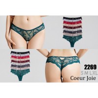 АРТ 2269 ТРУСЫ -СТРИНГИ Coeur Joie: Цвет: https://kapriz-opt.ru/plavki-couer-joue?product_id=18041
Производитель: Coeur Joie Модель: АРТ 2269 ТРУСЫ -СТРИНГИ Coeur Joie Наличие: Есть в наличии

АРТ 2269 ТРУСЫ -СТРИНГИ Coeur Joie Арт: 2269 Трусы-стринги  Coeur Joie Размер: 42-48 Цена: 155 руб. Производитель : Coeur Joie. Трусы-стринги    кружевные, со стразами    , средняя посадка   : 6 шт в упаковке одного цвета разных размеров. Размеры:  42-44   44-46  46-48. Цвета:    БЕЛЫЙ , АЙВОРИ(МОЛОЧНЫЙ) ,ЧЕРНЫЙ  , КРЕМОВЫЙ ,  КРАСНЫЙ  , ПУДРА , БОРДОВЫЙ  , ИЗУМРУД,  ГРАФИТ .  Состав: 40% Viscose               40% Polyamide               10% Elastik                 10% Altre fibre ОТПУСКАЕТСЯ УПАКОВКАМИ ПО 6 ШТУК  ОДНОГО ЦВЕТА РАЗНОГО РАЗМЕРА.