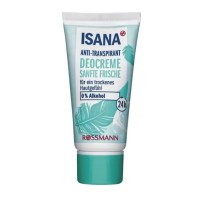 ИСАНА Крем-дезодорант-антиперспирант нежная свежесть: ISANA ANTI-TRANSPIRANT DEOCREME надежно защищает от запаха тела и влажности подмышек. Нежный свежий аромат и высококачественная формула ухода обеспечивают длительную свежесть и ощущение ухоженной кожи. Нежный крем-дезодорант без спирта подходит и для чувствительной кожи.

Совместимость с кожей одобрена дерматологами.
Этот рецепт на 100% без микропластика.