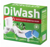 Таблетки для посудомоечных машин 100 штук, DIWASH: 