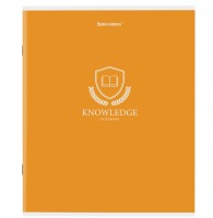 Тетрадь А5, 80 л., BRAUBERG, скоба, клетка, обложка картон, "Knowledge": есть 2 шт