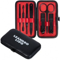LEANDRO LIDO "Perugia" Manicure Set 8 pieces: Цвет: Brand: LEANDRO LIDO Material: stainless steel Case outer material: synthetic (imitation leather) stainless steel Manicure-Set includes seven products and a padded case is suitable for daily nail care and when travelling ideal for on the go Weight: about 100g Dimensions (closed): 7 x 11 cm Set includes 1x scissors, 1x cuticle clipper, 1x nail clipper, 1x nail file, 1x nail cleaner, 1x tweezers, 1x ear cleaner and 1x case Case with snap button closure mechanism Brand logo printed on the case NEW, with tags &amp; original packaging
https://www.sportspar.com/leandro-lido-perugia-manicure-set-8-pieces