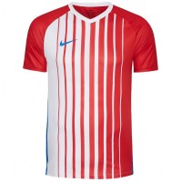 Nike Dry GPX 4 Men Jersey AJ1211-101: Цвет: Brand: Nike Material: 100% polyester (recycled) Inserts: 100% polyester (recycled) Brand logo on the right chest Nike Dri-Fit – breathable material wicks moisture away and keeps you dry elastic, ribbed V-neck Short sleeve breathable mesh inserts ensure improved ventilation elastic upper material regular fit striped design pleasant wearing comfort NEW, with tags &amp; original packaging
https://www.sportspar.com/nike-dry-gpx-4-men-jersey-aj1211-101