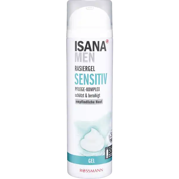 ISANA MEN Rasiergel Sensitiv: Цвет: https://www.rossmann.de/de/pflege-und-duft-isana-men-rasiergel-sensitiv/p/4305615941370
Produktbeschreibung und details PflegeKomplex schtzt ampamp beruhigt fr empfindliche Haut Kontaktdaten Dirk Rossmann GmbH Isernhgener Str   Burgwedel wwwrossmannde UrsprungslandHerkunftsort Hergestellt in der EU Testurteile Qualittssiegel ampamp Verbandszeichen Anwendung und Gebrauch Haut mit Wasser anfeuchten Gel auf die Hand geben und gleichmig auf der nassen Haut verteilen nach der Rasur grndlich absplen Gebrauch Aufbewahrung und Verwendung Aufbewahrungs und Verwendungsbedingungen Behlter steht unter Druck Kann bei Erwrmung bersten Vor Sonnenbestrahlung schtzen Nicht Temperaturen von mehr als  C F aussetzen Nicht durchstechen oder verbrennen auch nicht nach Gebrauch Von Hitze heien Ober chen Funken offenen Flammen sowie anderen Zndquellenarten fernhalten Nicht rauchen Darf nicht in die Hnde von Kindern gelangen Benutzung ausschlielich gem Verwendungszweck Nur entleerte Dosen in die Wertstoffsammlung geben Nicht in die Augen sprhen BEI KONTAKT MIT DEN AUGEN Einige Minuten lang behutsam mit Wasser splen Eventuell vorhandene Kontaktlinsen nach Mglichkeit entfernen Weiter splen Enthlt  Massenprozent entzndliche Bestandteile Inhaltsstoffe AQUA PALMITIC ACID TRIETHANOLAMINE OLETH ISOPENTANE SORBITOL LAURETH ISOBUTANE COCAMIDE MIPA ALOE BARBADENSIS LEAF JUICE POWDER PARFUM HYDROXYETHYLCELLULOSE ISOPROPYL PALMITATE TOCOPHERYL ACETATE PHENOXYETHANOL LIMONENE LINALOOL Warnhinweise und wichtige Hinweise Warnhinweise ACHTUNG