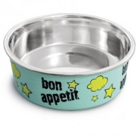 Миска Triol металлическая на резинке "Bon Appetit", 0,25л: 