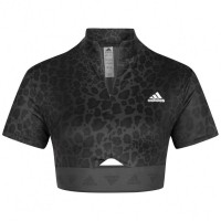 adidas Hyperglam Zip Women Crop Top HM8643: Цвет: https://www.sportspar.com/adidas-hyperglam-zip-women-crop-top-hm8643
Brand: adidas Brand logo on the left chest and all around the underbust band Material: 85%polyester, 15%elastane Back: 93% polyamide, 7% elastane developed for light to intensive sports units design also designed for leisure, for a sporty-cool look tight-fitting fit cropped, shortened cut to the waist Primegreen - high-performance materials consisting of at least 50 percent recycled content AeroReady - Moisture is absorbed super-fast for a pleasantly dry and cool wearing comfort Hem with wide, elastic Badge of Sport waistband, ensures a firm hold without slipping elegant cutout details above the underbust band ensure high wearing comfort even during intensive workouts short, fitting sleeves Stand-up collar with hidden 1/4 zip Back made of fine, breathable mesh material flat seams to avoid skin irritation caused by friction Interlock material, particularly hard-wearing, dimensionally stable and elastic due to the double processing pleasant wearing comfort NEW, with tags &amp; original packaging
