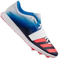 adidas Adizero TJ/PV Athletics Shoes GY0899: Цвет: https://www.sportspar.com/adidas-adizero-tj/pv-athletics-shoes-gy0899
Brand: adidas Upper material: textile, synthetic Inner material: textile Sole: rubber Closure: shoelaces Brand logo on the tongue and inside classic adidas stripes on the side of the forefoot adizero – light upper material, focus is on speed and flexibility perforated insert on the tongue hook-and-loop fastener for attaching the shoelaces padded entry stabilized heel area Interchangeable metal spikes and pointed edges on the outsole for optimal grip Spikes are delivered in a separate bag including Spikes keys pleasant wearing comfort NEW, with box &amp; original packaging
