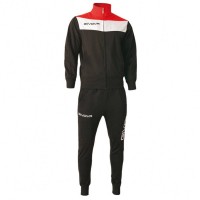 Givova Tuta Campo Tracksuit black / red: Цвет: Brand: Givova Materials: 100%polyester Jacket + Pants Brand logo processed on the right chest and both pant legs Stand-up collar with full-length zip Long-sleeved two side pockets on the Jacket and Pants elastic arm and leg ends elastic waistband Comfortable fit high wearing comfort New, with tags &amp; original packaging
https://www.sportspar.com/givova-tuta-campo-tracksuit-black/red