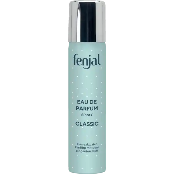 fenjal Spray Classic, EdP 75 ml: Цвет: Produktbeschreibung und details Das exklusive Parfm mit dem eleganten Duft Verfhrerisch zarter Duft aus kostbaren Parfmessenzen  das elegante Duftvergngen fr jeden Tag vegane Formel Kontaktdaten fit GmbH Am Werk   Zittau wwwfenjalcom       UrsprungslandHerkunftsort Made in France Anwendung und Gebrauch Vor Gebrauch gut schtteln Auf die gesunde Haut sprhen Inhaltsstoffe ALCOHOL DENAT BUTANE PROPANE PARFUM PROPYLENE GLYCOL AQUA ALPHAISOMETHYL IONONE BENZYL BENZOATE BENZYL SALICYLATE CITRONELLOL COUMARIN GERANIOL HEXYL CINNAMAL LINALOOL Warnhinweise und wichtige Hinweise Warnhinweise GEFAHR Extrem entzndbares Aerosol Behlter steht unter Druck Kann bei Erwrmung bersten Von Hitze heien Oberflchen Funken offenen Flammen und anderen Zndquellen fernhalten Nicht rauchen Nicht in offene Flamme oder andere Zndquellen sprhen Nicht durchstechen oder verbrennen auch nicht nach Gebrauch Vor Sonnenbestrahlung schtzen Nicht Temperaturen ber C aussetzen Nicht in die Augen sprhen Benutzung ausschlielich gem Verwendungszweck Nur entleerte Dosen in die Wertstoffsammlung geben Darf nicht in die Hnde von Kindern gelangen
https://www.rossmann.de/de/pflege-und-duft-fenjal-spray-classic-edp-75-ml/p/4013162030453