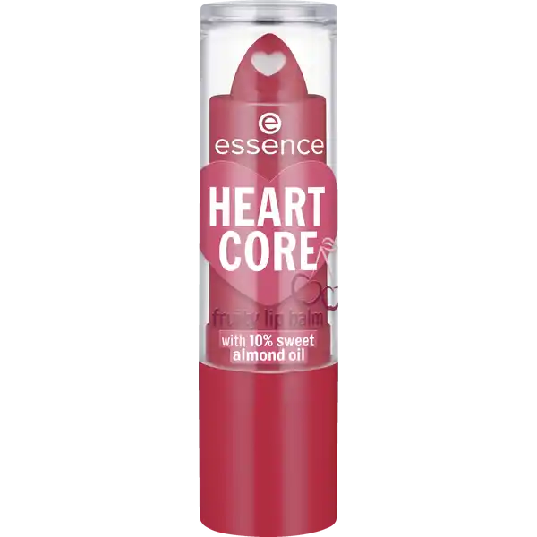 essence HEART CORE fruity lip balm 01: Цвет: https://www.rossmann.de/de/make-up-essence-heart-core-fruity-lip-balm-01/p/4059729348333
Produktbeschreibung und details Der HEART CORE fruity lip balm kommt im verspielten Look daher und hat es wortwrtlich in sich Der herzfrmige Kern ist ein echter Eyecatcher und mit der angenehm fruchtig riechenden Textur gehrt der Balm definitiv in jede Handtasche und auf alle Lippen Zustzlich sorgen  Smandell fr intensive Pflege und die softe Textur mit leichter Deckkraft hinterlsst einen soften Farbschimmer auf den Lippen  perfekt fr ein schnelles Touchup on the go Kontaktdaten cosnova GmbH Am Limespark  D Sulzbach am Taunus  UrsprungslandHerkunftsort China Anwendung und Gebrauch Lip Balm lsst sich mehrfach am Tag nach Bedarf auftragen Der Lippenbalsam pflegt die Lippen nicht nur und sorgt fr ein angenehm weiches Gefhl er verleiht auch ein soft glnzendes Finish Inhaltsstoffe BISDIGLYCERYL POLYACYLADIPATE SYNTHETIC WAX PRUNUS AMYGDALUS DULCIS SWEET ALMOND OIL PENTAERYTHRITYL TETRAISOSTEARATE POLYISOBUTENE ETHYLHEXYL PALMITATE HYDROGENATED CASTOR OIL TRIDECYL TRIMELLITATE C ALKYL BENZOATE OCTYLDODECANOL TRIMETHYL PENTAPHENYL TRISILOXANE METHYL HYDROGENATED ROSINATE BUTYROSPERMUM PARKII SHEA BUTTER SALVIA HISPANICA SEED OIL TOCOPHEROL CAMELLIA OLEIFERA SEED OIL ROSA CANINA FRUIT OIL AQUA WATER CITRIC ACID PHENOXYETHANOL PARFUM FRAGRANCE LIMONENE CI  RED  LAKE CI  IRON OXIDES CI  IRON OXIDES CI  IRON OXIDES CI  TITANIUM DIOXIDE