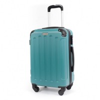 VERTICAL STUDIO "Stockholm" 20" Hand Luggage Suitcase turquoise: Цвет: Brand VERTICAL STUDIO Material plastic ABS Lining  polyester Brand logo as a metal emblem on the front External dimensions HWD  cm   cm   cm Internal dimensions HWD  cm   cm   cm Net Weight kg Volume approx  l ideal as hand luggage external dimensions correspond to the size regulations three digit suitcase lock  combinations Telescopic handle with three possible height settings four smoothrunning wheels for convenient transport a large main compartment with a circumferential way zipper Divider with integrated zippered mesh pocket for division Tension straps with click closure Interior lined throughout wipeable Zippered lining on each side of the case two carrying handles with suspension four spacers on one side structured outer material with a matte finish NEW with box ampamp original packaging
https://www.sportspar.com/vertical-studio-stockholm-20-hand-luggage-suitcase-turquoise