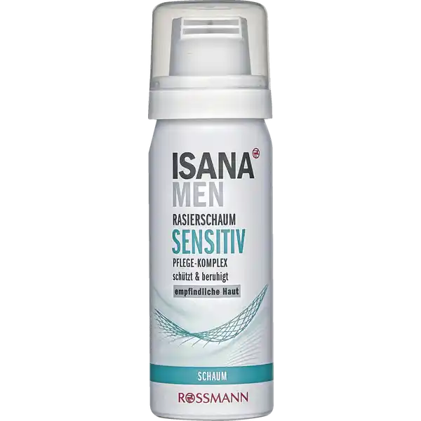 ISANA MEN Rasierschaum Sensitiv Reisegre: Цвет: https://www.rossmann.de/de/pflege-und-duft-isana-men-rasierschaum-sensitiv-reisegroesse/p/0000042348641
Produktbeschreibung und details fr empfindliche Haut mit PflegeKomplex schtzt und beruhigt die Haut diese Rezeptur ist zu   ohne Mikroplastik Kontaktdaten Dirk Rossmann GmbH Isernhgener Strae   Burgwedel UrsprungslandHerkunftsort EU Testurteile Qualittssiegel ampamp Verbandszeichen Anwendung und Gebrauch Haut mit Wasser anfeuchten Dose vor Gebrauch krftig schtteln und zur Dosierung senkrecht halten Schaum auf die Hnde geben und gleichmig auf der nassen Haut verteilen Nach der Rasur grndlich absplen Inhaltsstoffe Aqua Glycerin Triethanolamine Stearic Acid Palmitic Acid Butane Laureth Propane Aloe Barbadensis Leaf Juice Sodium Laureth Sulfate Parfum Phenoxyethanol Warnhinweise und wichtige Hinweise Warnhinweise ACHTUNG Behlter steht unter Druck Kann bei Erwrmung bersten Vor Sonnenbestrahlung schtzen Nicht Temperaturen ber  C F aussetzen Nicht durchstechen oder verbrennen auch nicht nach Gebrauch Nicht in die Augen sprhen Von Hitze heien Ober chen Funken offenen Flammen und anderen Zndquellen fernhalten Nicht rauchen Darf nicht in die Hnde von Kindern gelangen Benutzung ausschlielich gemVerwendungszweck Nur entleerte Dosen in die Wertstoffsammlung geben Enthlt  Massenprozent entzndbare Bestandteile