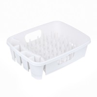 VETTA Сушилка для посуды, 42,5х33х12,6см, пластик, белый цвет: 