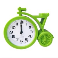 Часы - будильник настольные "Велосипед", дискретный ход, циферблат d-7 см, 11 х 13 см, АА: 