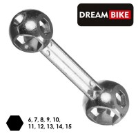 Ключ Dream Bike «косточка», 10 размеров, 6-15 мм, цинковый сплав: 