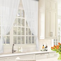Комплект штор для кухни Witerra Дороти 280х180см, белый, пэ100%: 