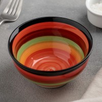 Миска керамическая Доляна «Индия», 300 мл, d=11 см, цвет оранжевый: Цвет: Разноцветная посуда из керамики Доляна «Индия» понравится всем, кто ценит практичность и необычный дизайн. Изделие станет удачным дополнением к столу на каждый день.<b>Особенности:</b>насыщенный цвет,стойкость к запахам,простота мойки.</li></ul>Керамика долго сохраняет тепло и абсолютно безопасна для продуктов.Рекомендуется очищать вручную с использованием неабразивных моющих средств.
: Доляна
: Китай

