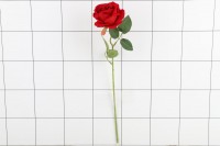 ЦВЕТЫ искусственные Роза шт красная 50 см №20: 