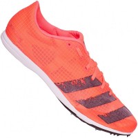 adidas Distancestar Spikes Athletics Shoes EG6175: Цвет: Brand: adidas Upper: textile, synthetic Inner material: textile Sole: synthetic Closure: shoelaces Brand logo on the tongue and sole classic adidas stripes in the forefoot area EVA technology - flexible, lightweight sole with high cushioning properties regular fit asymmetric lacing padded entry light material preformed synthetic Spikes Includes Spikes and spike keys pleasant wearing comfort NEW, in box &amp; original packaging
https://www.sportspar.com/adidas-distancestar-spikes-athletics-shoes-eg6175