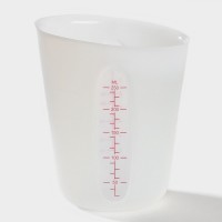 Мерный стакан Доляна, 250 мл, цвет белый: 