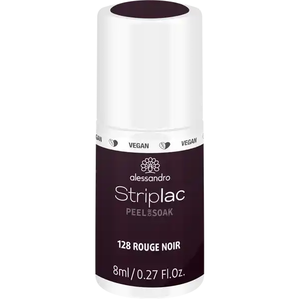 Alessandro STRIPLAC PEEL OR SOAK ROUGE NOIR -VEGAN: Цвет: Produktbeschreibung und details Ein absoluter Klassiker und Must Have fr jede Frau Der Peel or Soak Striplac in Rouge Noir sorgt mit seinem dunklen RotSchwarz fr pure EleganzDas Beste STRIPLAC ist VEGAN und TIERVERSUCHSFREILeichtes Auftragen keine Trocknungszeit und bis zu  Wochen Haltbarkeit Kein Problem Einfach eine Schicht Rouge Noir Striplac auftragen und mit dem Top Coat versiegeln Dank der Peel or Soak Innovation lsst sich der Lack gleich auf zwei Weisen entfernen Mit dem PeelOff Aktivator kann der Lack mit Hilfe eines Hufstbchens in einer Schicht entfernt werden mit dem SoakOff Liquid wird dieser mit Hilfe der Folienpads sanft abgelst alessandro Striplac  fr pure Eleganz auf den Ngeln in nur  MinutenProduktdetails Rouge Noir Striplac in RotSchwarz Bis zu  Wochen Haltbarkeit Keine Trocknungszeit Schnelle PeelOff oder SoakOff Ablsung Schtzt und festigt den Naturnagel VEGAN und Tierversuchsfrei Hinweis Lack trocknet nicht ohne alessandro LEDLampeSchluss mit lstiger Trocknungszeit Farblack auftragen  Sekunden unter LED aushrten mit dem Top Coat versiegeln und weitere  Sekunden unter LED trocknen  fr ideale Ngel in  MinutenStriplac Peel or Soak ist das MustHave fr jede Frau die Wert auf schne Ngel legt Ngel wie aus dem Nagelstudio in etwa  Minuten Striplac ist ein einzigartiger Nagellack der wesentlich lnger hlt als herkmmlicher Nagellack  bis zu drei Wochen Hochglanz bis zum letzten Tag Striplac kann einfach und streifenfrei aufgetragen werden deckt bereits nach der ersten Anwendung ist kratz und splitterfest Keine lstige Trockenzeit denn Striplac hrtet in  Sekunden im LEDGert Das Ergebnis ist eine perfekte UVLEDManikre wie aus dem Nagelstudio Das Beste STRIPLAC ist VEGAN und TIERVERSUCHSFREIZum schnellen Ablsen gibt es zwei Mglichkeiten Schnelle PeelOff or SoakOff Lsung Durch den PeelOff Aktivator lsst sich der Striplac einfach vom Nagel abziehen oder Sie nutzen die SoakOff Remover Wraps zum Ablsen Der Lack ist mit beiden Lsungen rckstandslos zu entfernen Kontaktdaten alessandro International GmbH Erkrather Strae a  Dsseldorf Anwendung und Gebrauch Ngel polieren Ngel mit einer dnnen Farbschicht lackieren Lack fr  Sekunden unter der LEDLampe aushrten Ngel mit dem Striplac Top Coat lackieren  Unter der LEDLampe  Sekunden aushrten Entfetten der Ngel mit den Striplac Reinigungspads um die Schwitzschicht abzunehmen Fertig Ablsen Peel off Tragen Sie zur Untersttzung den Striplac Peel Off Aktivator auf die Nagelplatte auf und lassen Sie diesen einige Minuten einwirken Drcken Sie mit dem Hufstbchen den Lack seitlich vom Nagelrand an Ziehen Sie anschlieend den Lack in einer Schicht vom Nagel ab Soak off Tragen Sie eine geringe Menge des SoakOff Liquid auf die Folienpads auf Anschlieend legen Sie die getrnkte Padseite auf die Nagelplatte und pressen die Folie fest um den Finger damit die Pads die Nagelplatte mit Aceton befeuchten Lassen Sie die SoakOff Pads  Minuten einwirken und schon ist der Lack ab Gebrauch Aufbewahrung und Verwendung Aufbewahrungs und Verwendungsbedingungen WARNHINWEIS Hautkontakt vermeiden Anwendungshinweise bitte sorgfltig lesen Kann allergischeHautreaktionen verursachen Verursacht schwere Vertzungen der Haut und schwere AugenschdenNicht bei verletzten oder entzndeten Ngeln anwenden Bei Auftreten von Hautrtungen oder allergischenReaktionen Kontakt mit dem Produkt sofort einstellen und ggf Arzt aufsuchen Darf nicht in dieHnde von Kindern gelangen Inhaltsstoffe ALIPHATIC POLYESTERURETHANE ACRYLATE TRIETHYLENE GLYCOL DIMETHACRYLATE HEMA MALEATE ALIPHATIC URETHANE ACRYLATE ETHYL ACETATE BUTYL ACETATE ETHYL TRIMETHYLBENZOYL PHENYLPHOSPHINATE NITROCELLULOSE SILICA DIMETHYL SILYLATE LAURYL POLYNEOPENTYL GLYCOL ADIPATE PHTALATEPEI CROSSPOLYMERLAURYL POLYNEOPENTYL GLYCOL ADIPATE ACETYL TRIBUTYL CITRATE ISOPROPYL ALCOHOL ACRYLATES COPOLYMER TRIPROPYLENE GLYCOL DIACRYLATE CI  DIMETHICONE CI  LAURIC ACID BIOTIN CAFFEINE AQUA WATER BHT PHOSPHORIC ACID POLYESTER CI  CI  HYDROLYZED CORN PROTEIN HYDROLYZED SOY PROTEIN HYDROLYZED WHEAT PROTEIN PHENOXYETHANOL MEK PHOSPHORIC ACID CI  Warnhinweise und wichtige Hinweise Warnhinweise WARNHINWEIS Hautkontakt vermeiden Anwendungshinweise bitte sorgfltig lesen Kann allergischeHautreaktionen verursachen Verursacht schwere Vertzungen der Haut und schwere AugenschdenNicht bei verletzten oder entzndeten Ngeln anwenden Bei Auftreten von Hautrtungen oder allergischenReaktionen Kontakt mit dem Produkt sofort einstellen und ggf Arzt aufsuchen Darf nicht in dieHnde von Kindern gelangen
https://www.rossmann.de/de/make-up-alessandro-striplac-peel-or-soak-rouge-noir--vegan/p/4025087481289