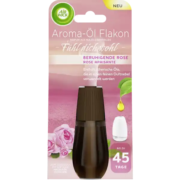 Air Wick Fhl dich wohl Aromal Flacon Nachfller Beruhigende Rose: Цвет: Produktbeschreibung und details Lassen Sie sich verzaubern von dem aromatischen Duft von blhenden Rosen und einem Hauch feiner Vanille Der elegante Air Wick Aromal Diffuser sorgt fr ein noch nie dagewesenes Dufterlebnis Der batteriebetriebene Diffuser verwandelt therische le automatisch in einen angenehmen feinen Duftnebel Zeitintervalle und Duftintensitt lassen sich dabei individuell regulieren Das Gert verfgt auerdem ber einen StandbyModus  nach  Stunden Laufzeit schaltet sich das Gert fr  Stunden in den StandbyModus und startet danach automatisch wieder von vorne Die Aromal Flakons sind in verschiedenen Dften erhltlich und bieten bis zu  Tage lang ein authentisches hochwertiges Dufterlebnis Lassen Sie sich verzaubern von dem aromatischen Duft von blhenden Rosen und einem Hauch feiner Vanille Enthlt natrliche therische le die in einen feinen Duftnebel verwandelt werden Duftintensitt und Zeitintervalle sind in  Stufen regulierbar Mit StandbyModus fr komfortable Handhabung Leise und batteriebetrieben und somit berall verwendbar Kontaktdaten Reckitt Benckiser Deutschland GmbH Darwinstr   Heidelberg wwwairwickde Anwendung und Gebrauch Zur Inbetriebnahme des Aromal Diffusers die Haube nach oben abnehmen und die Batterien einsetzen Dann den Deckel des Aromal Flakons abschrauben und das Flakon in den Diffuser hineindrcken bis es im Gert einrastet Anschlieend die Haube des Gerts wieder aufsetzen Durch Schieben des Reglers auf eine der  Intensittsstufen wird das Gert eingeschaltet es leuchtet dann kurz blau auf Sobald eingeschaltet verbreitet der Aromal Diffuser fr  Stunden einen angenehmen Duftnebel im ausgewhlten Zeitintervall und Intensitt Nach den  Stunden in Betrieb geht der Diffuser automatisch in einen StandbyModus fr  Stunden und beginnt wieder von vorne Um die Startzeit zu verndern den Diffuser einmal ausschalten und dann am neuen gewnschten Startzeitpunkt wieder auf einschalten Zum Austausch des Flakons wie oben beschrieben vorgehen Inhaltsstoffe alphaAmylcinnamaldehyde alphaHexylcinnamaldehyde Hydroxycitronellal   Hydroxy  methylpentyl  cyclohexene  carboxaldehyde Isoeugenol   Octahydro  tetramethyl  naphthalenyl ethanone Linalool Limonene dlCitronellol Warnhinweise und wichtige Hinweise Warnhinweise GEFAHR Lesen Sie bitte vor Inbetriebnahme des Gertes die Gebrauchs und Sicherheitshinweise SORGFLTIG durch und bewahren diese gut auf SCHALTEN SIE DEN TIMER IMMER AUS BEVOR SIE EINEN FLAKON EINSETZEN Lagern Sie den einmal geffneten Flakon nicht auerhalb des Diffusers Nicht unbeaufsichtigt lassen Leeren Flakon sicher und entfernt von Kindern entsorgen Nur in gut gelfteten Rumen gem Anweisungen verwenden AUSSER REICHWEITE VON KINDERN UND HAUSTIEREN AUFBEWAHREN NICHT VERSCHLUCKEN Personen die auf Duftstoffe empfindlich reagieren sollten dieses Produkt mit Vorsicht verwenden Raumdfte sind kein Ersatz fr gute Haushaltshygiene Nur zur Verwendung im Air Wick Aromal Diffuser Kann bei Verschlucken und Eindringen in die Atemwege tdlich sein Schdlich fr Wasserorganismen mit langfristiger Wirkung BEI VERSCHLUCKEN Sofort GIFTINFORMATIONSZENTRUM Arzt anrufen KEIN Erbrechen herbeifhren Unter Verschluss aufbewahren InhaltBehlter gem den lokalenregionalen Vorschriften der Entsorgung zufhren
https://www.rossmann.de/de/haushalt-air-wick-fuehl-dich-wohl-aroma-oel-flacon-nachfueller-beruhigende-rose/p/4002448133087